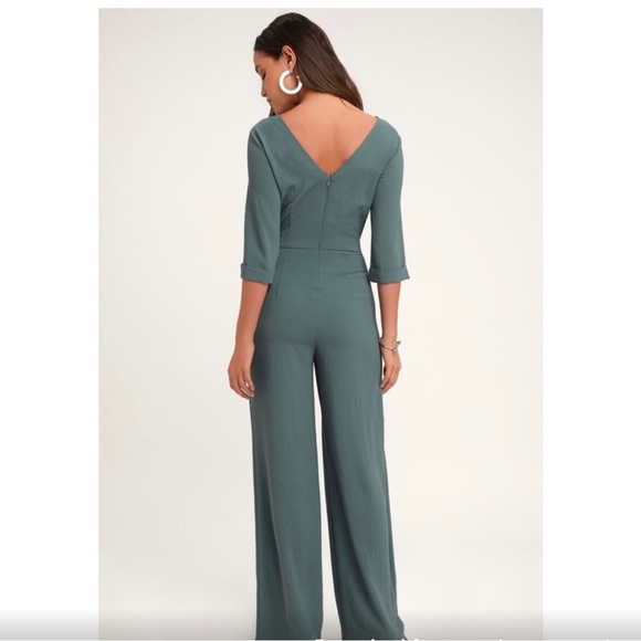 NWT Lulu’s Glam Squad Wide Leg Jumpsuit - Picture 3 of 11